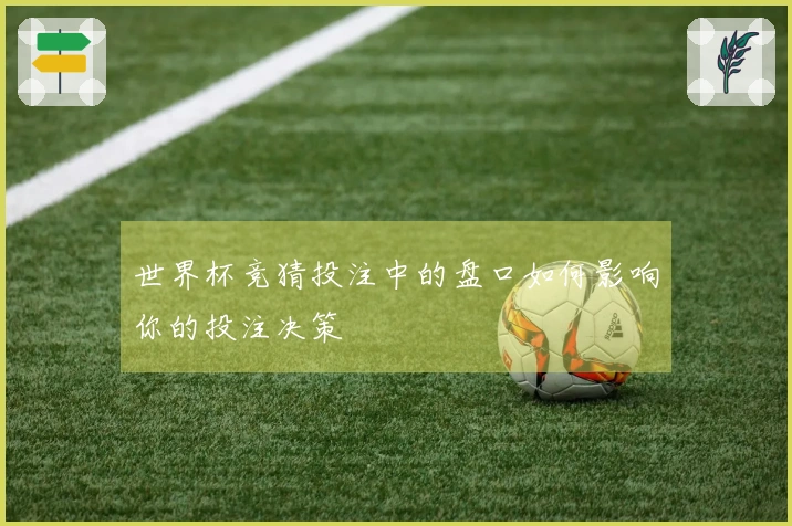世界杯竞猜投注中的盘口如何影响你的投注决策